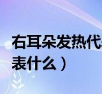 右耳朵发烫测吉凶_男人左右耳朵发热测吉凶_右耳发热测吉凶大全